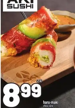 Metro HARU-MAKI AKI SUSHI offer