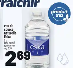Metro EAU DE SOURCE NATURELLE ESKA | ESKA NATURAL SPRING WATER offer