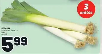 Metro POIREAUX | LEEKS offer