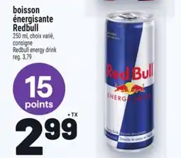 Metro BOISSON ÉNERGISANTE REDBULL | REDBULL ENERGY DRINK offer