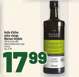 Metro HUILE D'OLIVE EXTRA VIERGE MAISON ORPHÉE offer