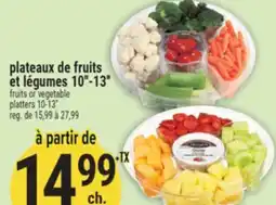 Marché Adonis Plateaux de fruits et légumes 10''-13 | Fruits or vegetable platters 10-13 offer