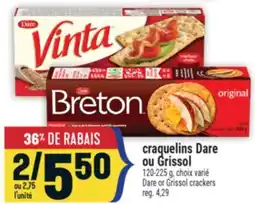 Marché Adonis Craquelins Dare ou Grissol | Dare or Grissol crackers offer