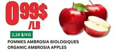 Marches Tau POMMES AMBROSIA BIOLOGIQUES offer