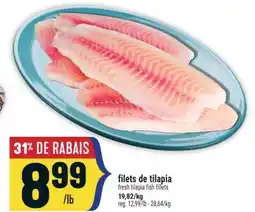 Marché Adonis FILETS DE TILAPIA | FRESH TILAPIA FISH FILLETS offer