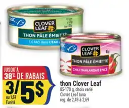 Marché Adonis THON CLOVER LEAF | CLOVER LEAF TUNA offer