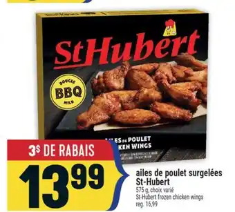 Marché Adonis AILES DE POULET SURGELÉES ST-HUBERT | ST-HUBERT FROZEN CHICKEN WINGS offer