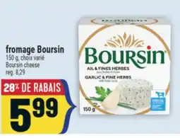 Marché Adonis FROMAGE BOURSIN | BOURSIN CHEESE offer