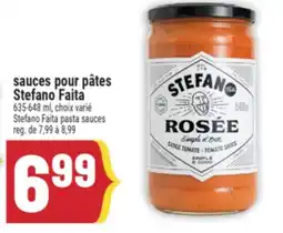Marché Adonis SAUCES POUR PÂTES STEFANO FAITA | STEFANO FAITA PASTA SAUCES offer