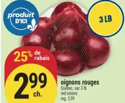 Marché Adonis OIGNONS ROUGES | RED ONIONS offer