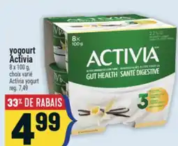 Marché Adonis YOGOURT ACTIVIA | ACTIVIA YOGURT offer
