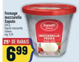 Marché Adonis FROMAGE MOZZARELLA SAPUTO | SAPUTO MOZZARELLA CHEESE offer