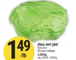 Marché Adonis CHOU VERT PLAT | FLAT GREEN CABBAGE offer