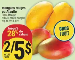 Marché Adonis MANGUES ROUGES OU ATAULFO | RED & / OR ATAULFO MANGOES offer
