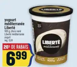 Marché Adonis YOGOURT MÉDITERRANÉE LIBERTÉ | LIBERTÉ MÉDITERRANÉE YOGURT offer