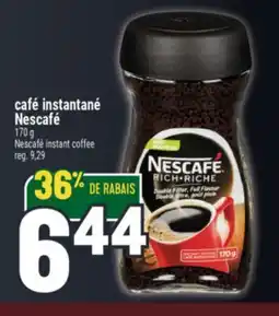 Marché Adonis CAFÉ INSTANTANÉ NESCAFÉ | NESCAFÉ INSTANT COFFEE offer