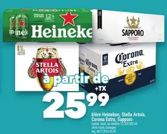 Marche Ami Bière Heineken, StellaArtois, CoronaExtra, Sapporo offer