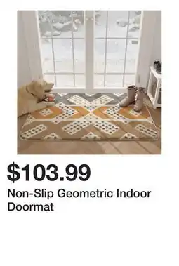Wayfair Non-Slip Geometric Indoor Doormat offer
