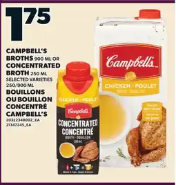 Valu-mart BOUILLONS OU BOUILLON CONCENTRÉ CAMPBELL'S, 250/900 ML offer