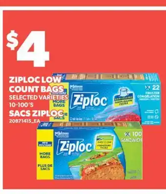 Valu-mart SACS ZIPLOC, 10-100'S offer