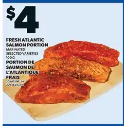 Valu-mart PORTION DE SAUMON DE L'ATLANTIQUE FRAIS offer