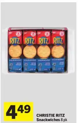 Foodland CHRISTIE RITZ Snackwiches offer