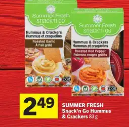 Foodland SUMMER FRESH Snack'n Go Hummus & Crackers offer