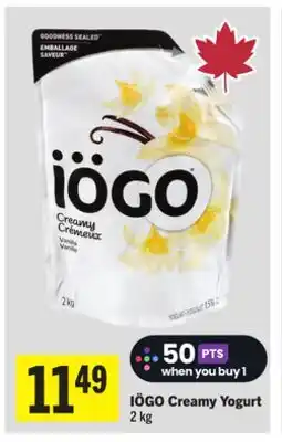 Foodland IÖGO Creamy Yogurt offer