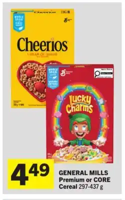 Foodland GENERAL MILLS Premium or CORE Cereal offer