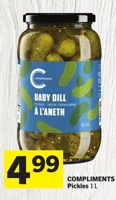 Foodland COMPLIMENTS Pickles offer