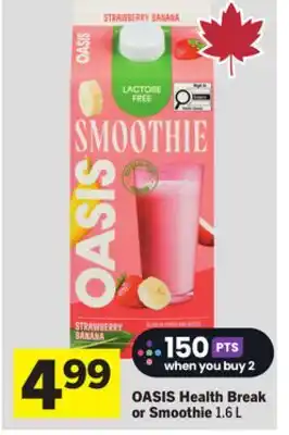 Foodland OASIS Health Break or Smoothie offer