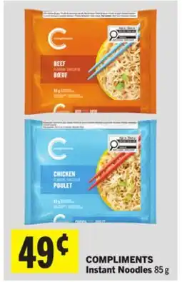 Foodland COMPLIMENTS Instant Noodles offer
