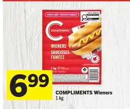 Foodland COMPLIMENTS Wieners offer