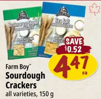 Farm Boy Farm Boy Sourdough Crackers offer