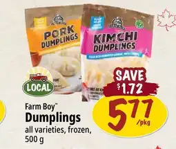 Farm Boy Farm Boy Dumplings offer
