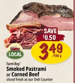 Farm Boy Farm Boy Smoked Pastrami or Corned Beef offer