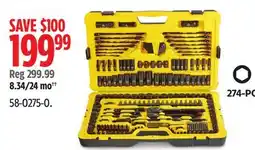 Canadian Tire STANLEY Black Chrome Socket Sets offer