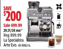 Canadian Tire De'Longhi La Specialista Arte Evo offer