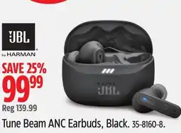 Canadian Tire JBL Tune Beam ANC Earbuds, Black offer