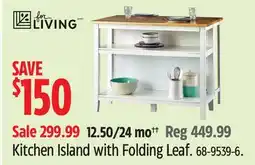 Canadian Tire For Living Kitchen Island with Folding Leaf offer