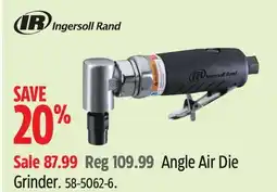 Canadian Tire Ingersoll Rand Angle Air Die Grinder offer