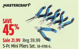 Canadian Tire Mastercraft Mini Pliers Set offer