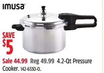 Canadian Tire Imusa 4.2-Qt Pressure Cooker offer