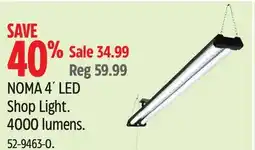 Canadian Tire NOMA 4´ LED Shop Light offer