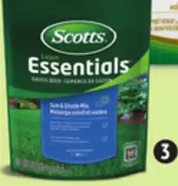 Canadian Tire Scotts Lawn Essentials Grass Seed offer