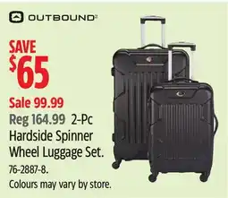 Canadian Tire Outbound Hardside Spinner Wheel Luggage Set offer