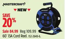 Canadian Tire Mastercraft 60´ 13A Cord Reel offer