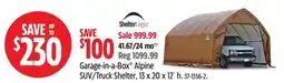 Canadian Tire shelterlogic Garage-in-a-Box Alpine SUV/Truck Shelter offer