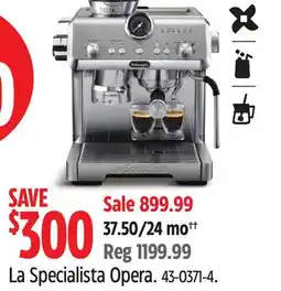 Canadian Tire De'Longhi La Specialista Opera offer