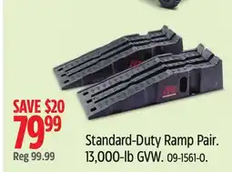 Canadian Tire MotoMaster Standard-Duty Ramp Pair offer